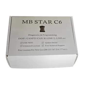 MB Star C6 VCI DOIP Wifi C6 多工器 OBD2 掃描器 SSD 2025.03 免費許可,適用於賓士新車 W205 W213 診斷工具 8 最佳銷售 mb star c6 - №2