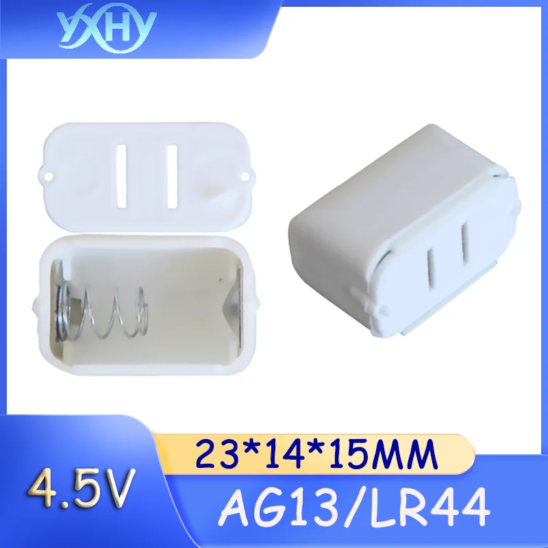 

10PCS LR44 Button Battery Box AG13/L1154 Battery Compartment 4.5V Series Power Slot Handicraft Power Box