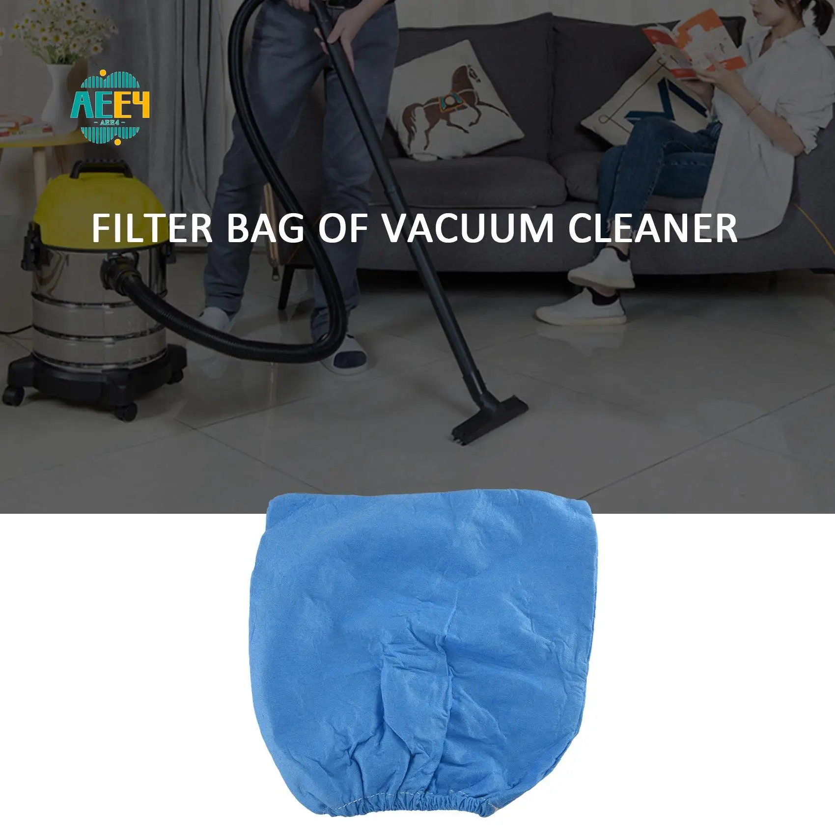 

AEE4-Textile Filter Bag For Karcher MV1 WD1 WD2 WD3 SE4001 Filter Bag Vacuum Cleaner Parts