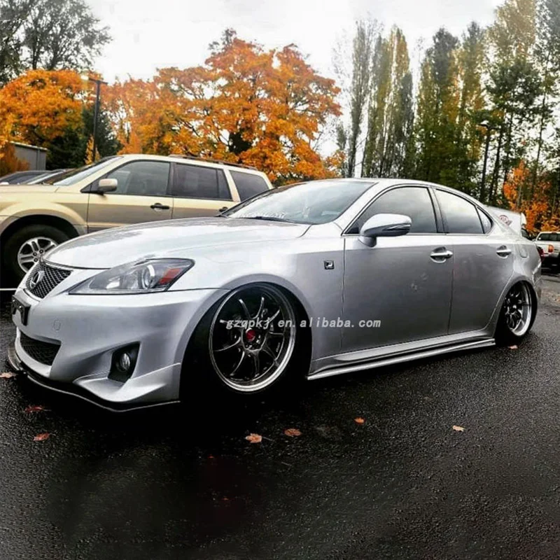 Water transfer printing carbon fiber Apply to 2011-2012 Lexus IS250 front lip The lexus IS body kit front bumper