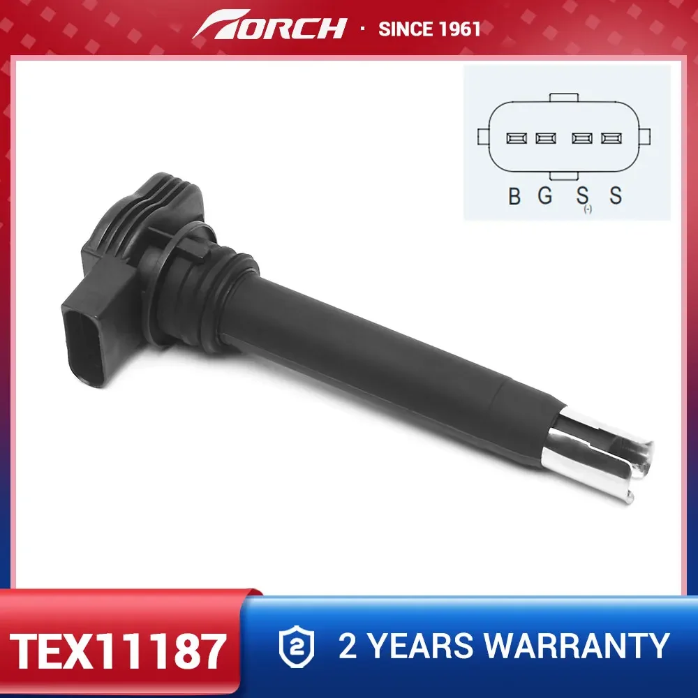 1PC Ignition Coil TEX11187 Replace for C1716 221604109 06H905115 06H905115A 06H905115B 0221604115 07K905715F 06E905115