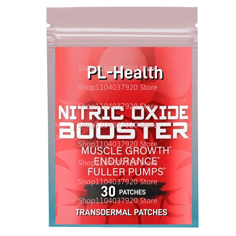 

30 Patches Nitric Oxide Booster Transdermal Patches for Blood Circulation and Flow,Endurance