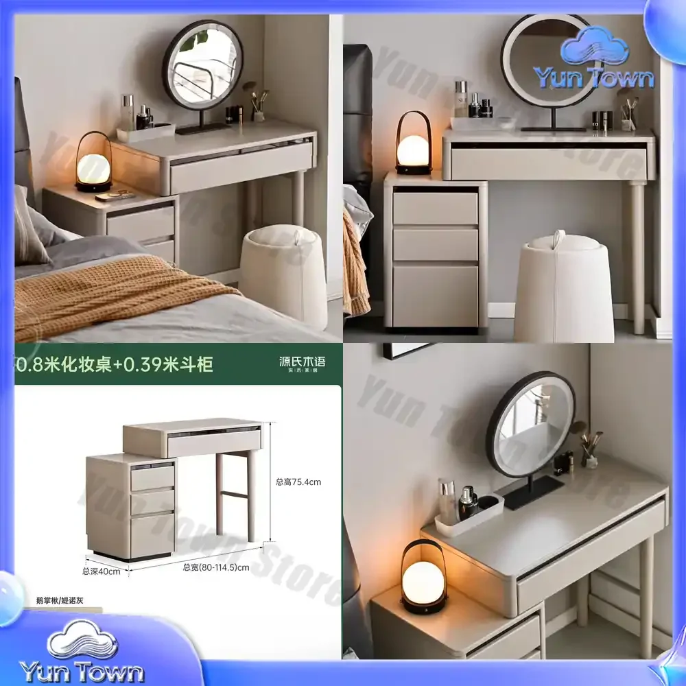 Bedside Study Vanity Table Luxury Mid Century Women Bedroom Dressing Table Modern Bedroom Makeup Vestidores Trendy Furniture