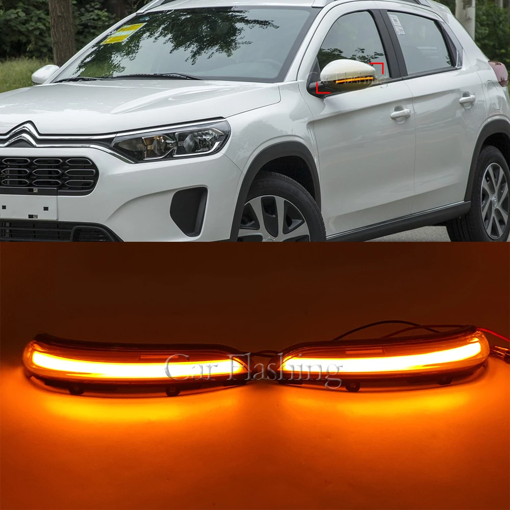 وامض إشارة الانعطاف الديناميكي ، مصباح مؤشر ضوء المرآة الجانبية لسيارة بيجو ، 12-22 سيتروين C3 MK3 C4 الصبار أوبل كورسا F #6