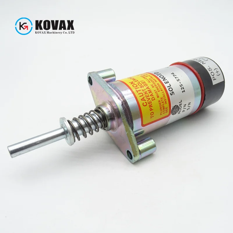 125-5774 excavator shutdown switch E330 E330B 3304 3306 close solenoid valve