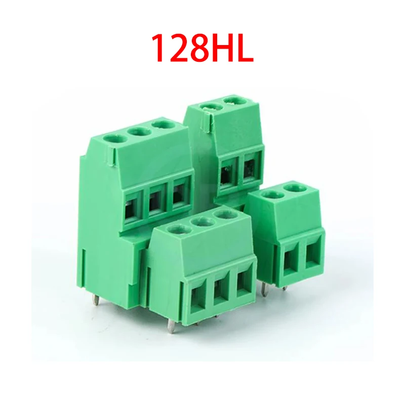 20 Pcs 5.0/5.08mm Double Row Double Layer High/Low Screw PCB Terminal Block KF128H KF128L KF128HL AM128L