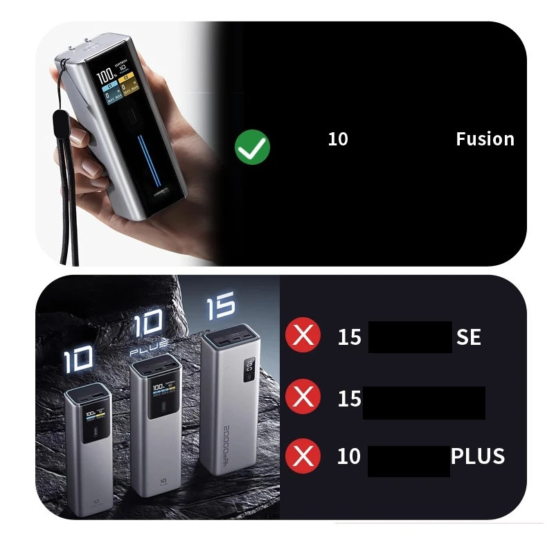 

Silicone Protective Case For CUKTECH 10 FUSION Soft Dust Resistant Protective Sleeve Cover Bank Accessories For Power