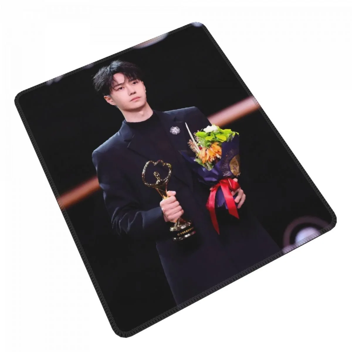 Tapis de souris en caoutchouc Xiao Zhan Yibo Hu Ge Zhang Ruoyun Wang Hedi Gong Jun Cai Xukun Re Ba Yang Mi Li Xian, pour ordinateur