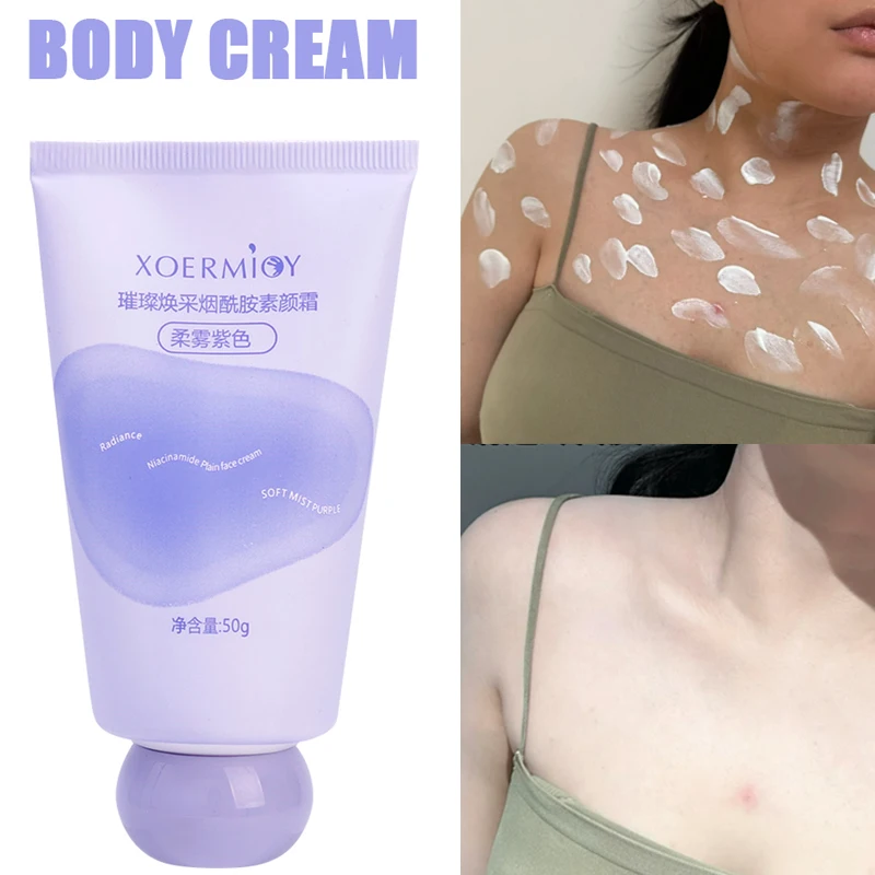 Instant Whitening Body Cream Waterproof Moisturizing Hide Blemish Brighten Neck Arm Leg BB Cream Lasting Body Makeup Cosmetics