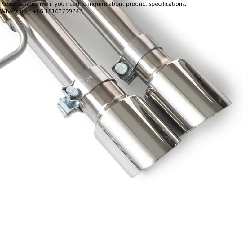 

Stainless Steel Cat-Back Exhaust System Compatible with Electronic Valve for Modified Audi A7 C7 2.8L/3.0T Resonators