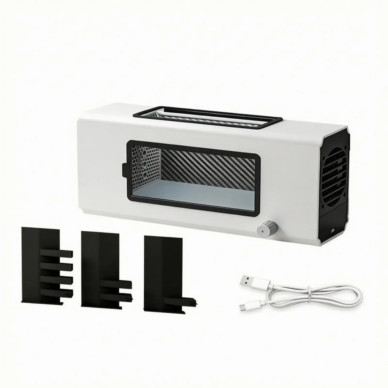 Educational Desktop Wind Tunnel Kit with USB C Power for Aerodynamic Study and Casual Experimentation on Desk