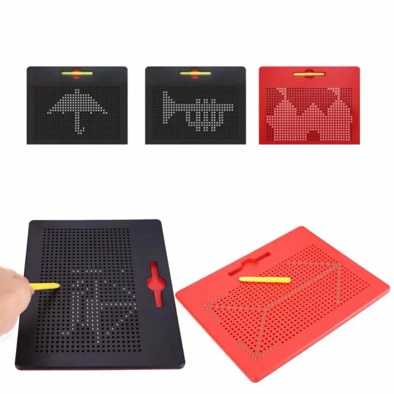 Prancheta de desenho de bola magnética crianças aprendendo desenho esboço almofada graffiti prancheta magnética crianças brinquedos educativos