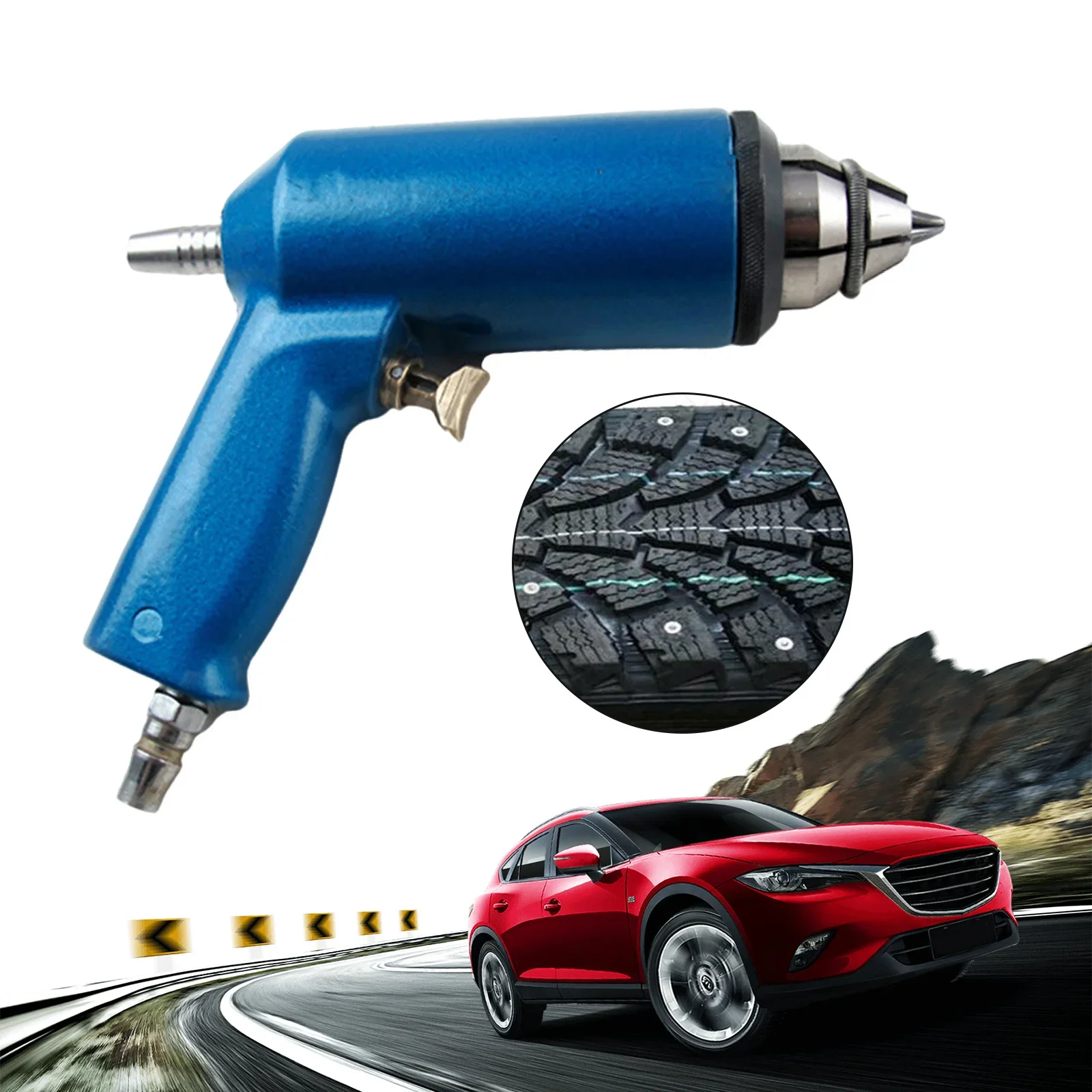 

1PC Tire Nail Air Gun For Winter Wheel Car Tires Studs Screw Snow Spikes Tool