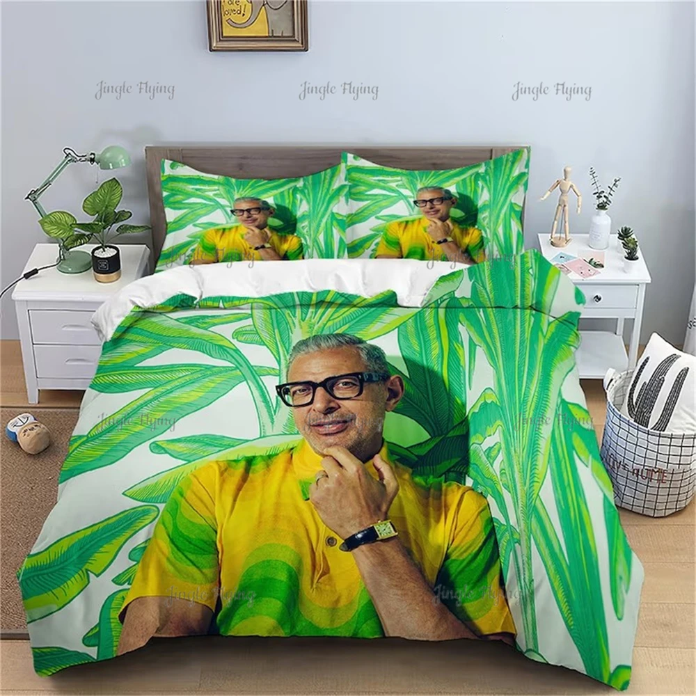 World According To Jeff Goldblum Zombie 3 Decoration Bedroom Duvet Cover And Pillow Cover Three Piece Gift Set