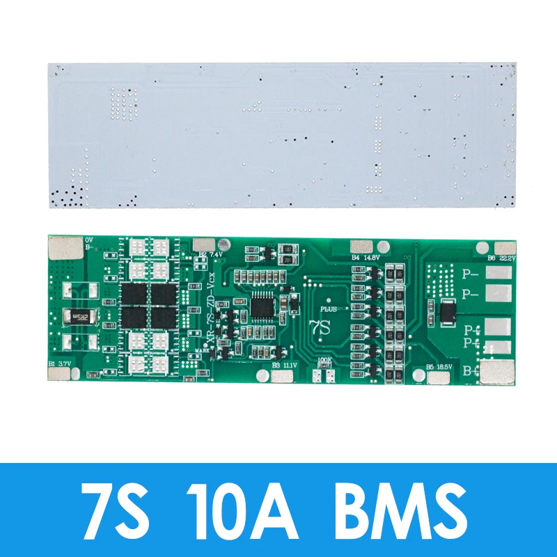 BMS 7S 24V 10A 15A 20A 30A Li-ion 18650 Battery Charge Board With Balance Function Short Circuit / Temperature Protection