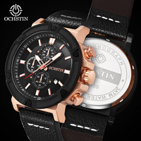 Ochstin 2024 Pilot Series Leisure and Minimalist Style Multi functional Quartz Movement Waterproof Watch Men's Quartz Watch