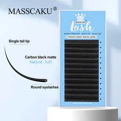 Eyelash Extension Classic Volume Lash Extensions 0.15 D Curl 8-15mm Mixed Tray Individual Lash Extensions Single Lashes