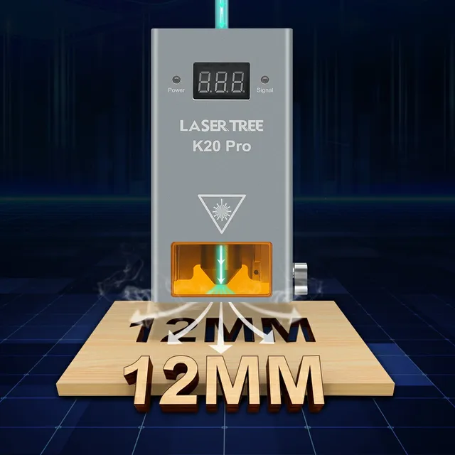 LASER TREE Laser Module 10W 20W 30W Optyczna moc z głowicą laserową Air Assist TTL Blue Light do grawerowania i drewna Narzędzia do majsterkowania