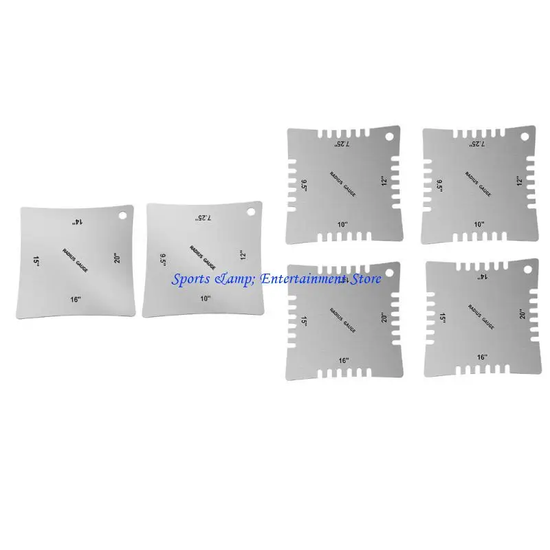 G7NF Guitar Notched Radius Gauges Including String Action Guitar Notched Radius Gauge