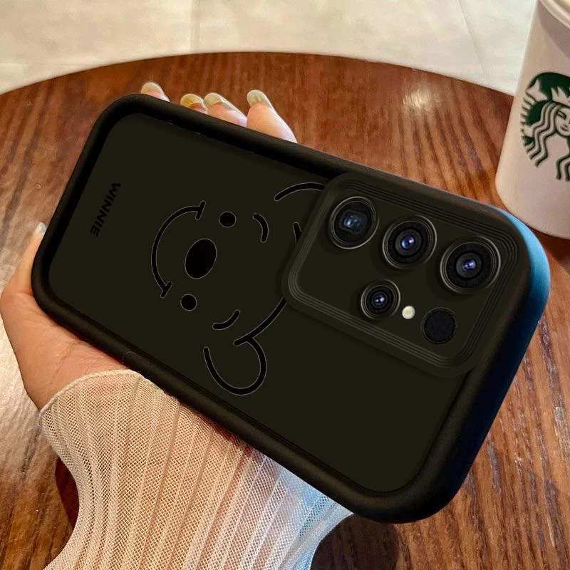 ديزني ويني كارتون سقوط حالة للصدمات ، غطاء تبو لينة لسامسونج غالاكسي S24 S23 الترا S22 S21 بالإضافة إلى FE A54 A53 A52 ، WK318