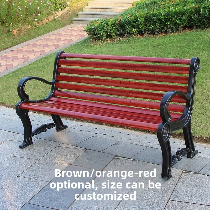 Outdoor Park Chair,  Street Park Benches Easy To Install, Waterproof benches Support customization