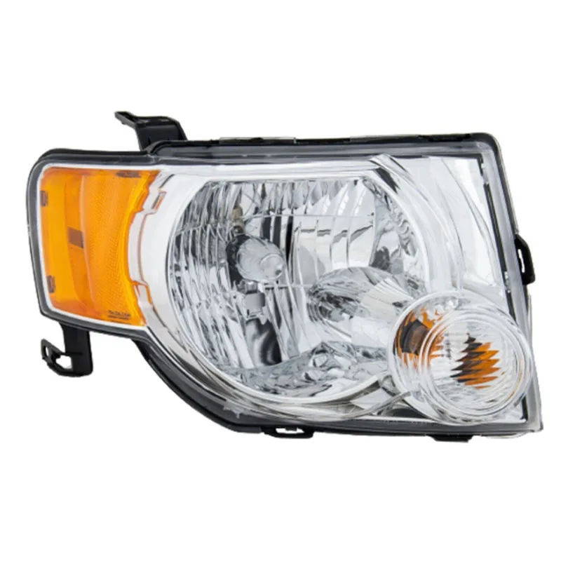 

Suitable for Ford Kuga 2008-2012 LED front headlights, OEM 8L8Z-13008-A (R)/8L8Z-13008-B (L), white base with yellow lens.