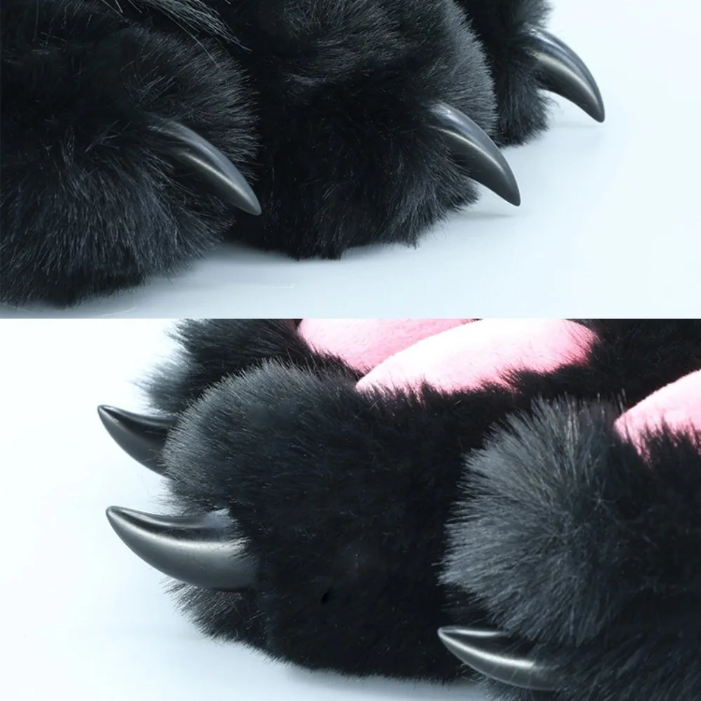 8pcs Multicolor Animal Fursuit Claws Accessories Epoxy Handmade Furry Claws Nails Pointed/Obtuse Cos Porps