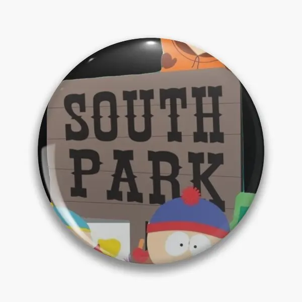 Welcome To Southpark  Soft Button Pin Lover Badge Fashion Cartoon Jewelry Hat Creative Funny Metal Collar Women Decor Brooch