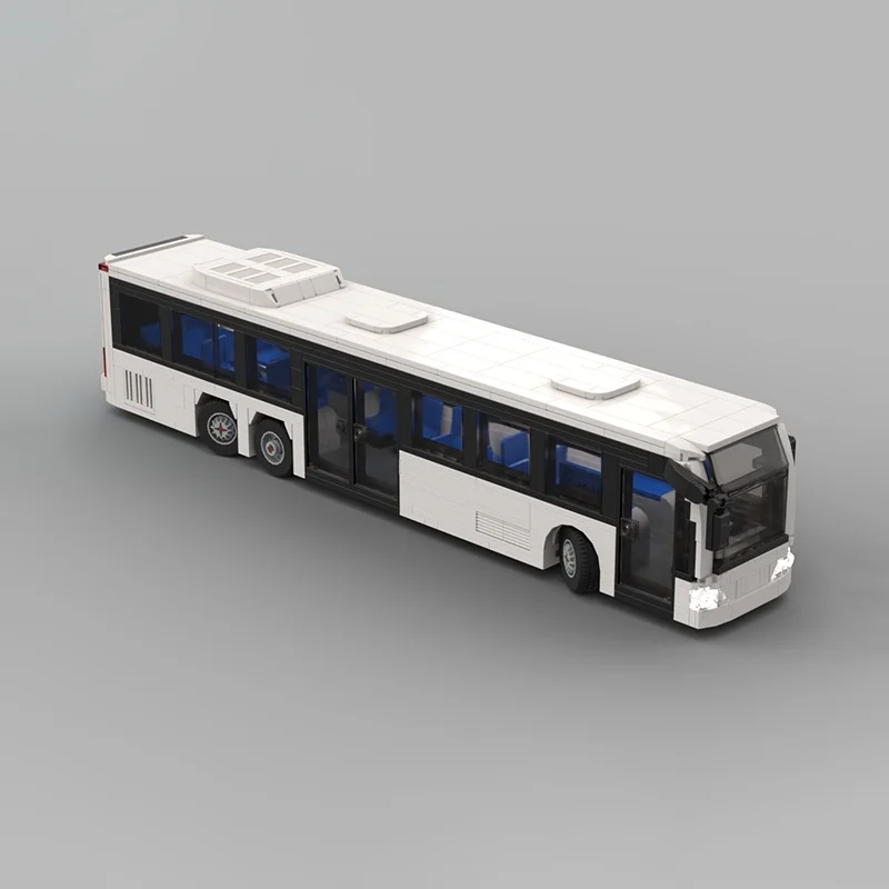 706pcs MOC Mercedesesed Benz Citaro L w o Model Building blocks Architecture Assemble DIY toys creative Christmas gift Birthday