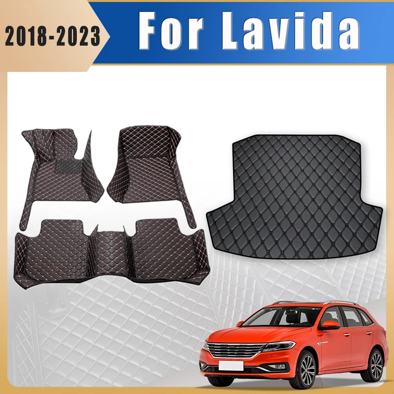 

Автомобильные коврики, коврики в багажник для Volkswagen VW Lavida 2023 2022 2021 2020 2019 2018, автоаксессуары, чехлы для интерьера