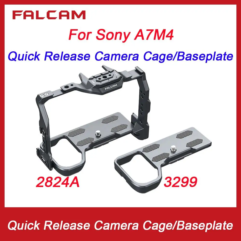 FALCAM F22&F38&F50 2824A Quick Release Camera Cage/3299 Baseplate V2 with Multiple 1/4\