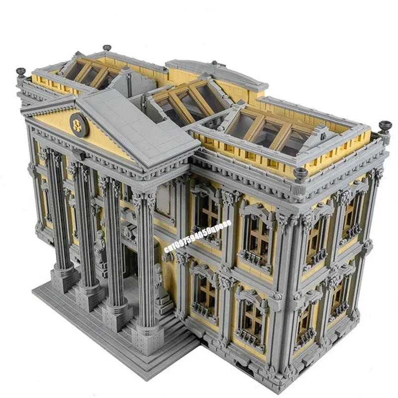 Nuovo 13861 Pz Città di Vendita Caldo Street View Moc Corte Casa Modello Puzzle Personalizzato Fai Da Te Idee Creative Giocattoli Per Bambini Regali Di Compleanno