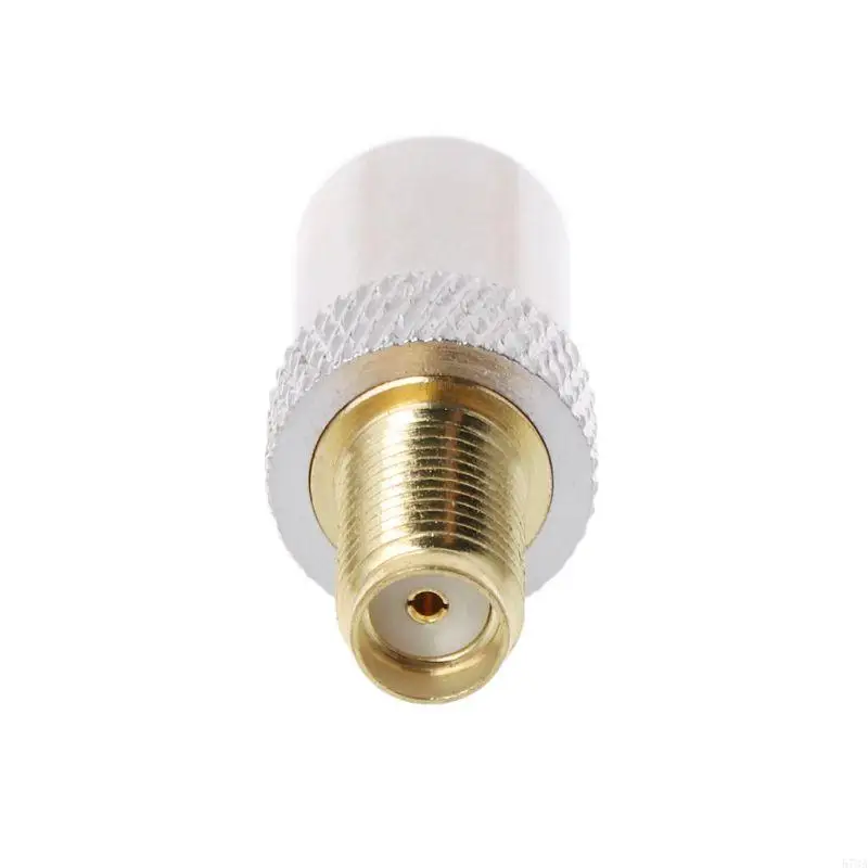 573A SMA femenino a IEC Male Coaxial Adapter Conector RF Nickel