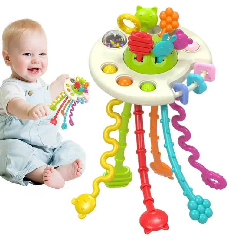 Toddler Sensory Toys Develop Skills Educational Motor Skills Toys Portable Reusable Educational Motor Skills Toy Teething Aid