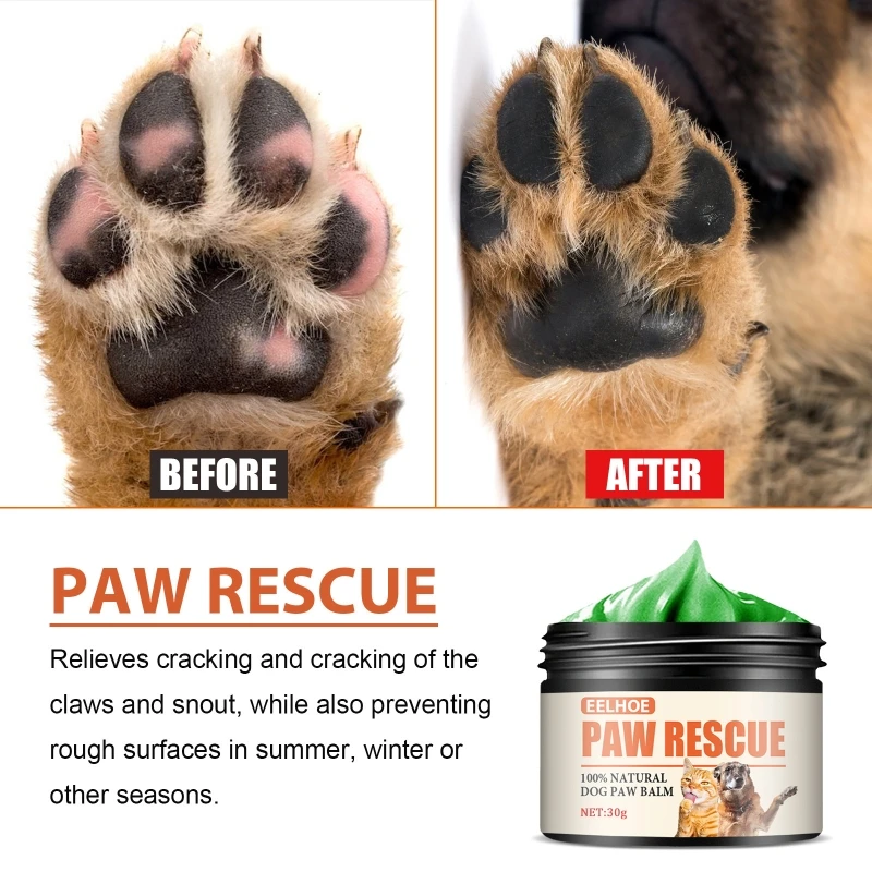 Pet Paw Balm Dogs Paw Protection Hot Pavement Paw Wax-Dog Skin Soother-For Dry Cracked-Paws Pet Paw Care Cream