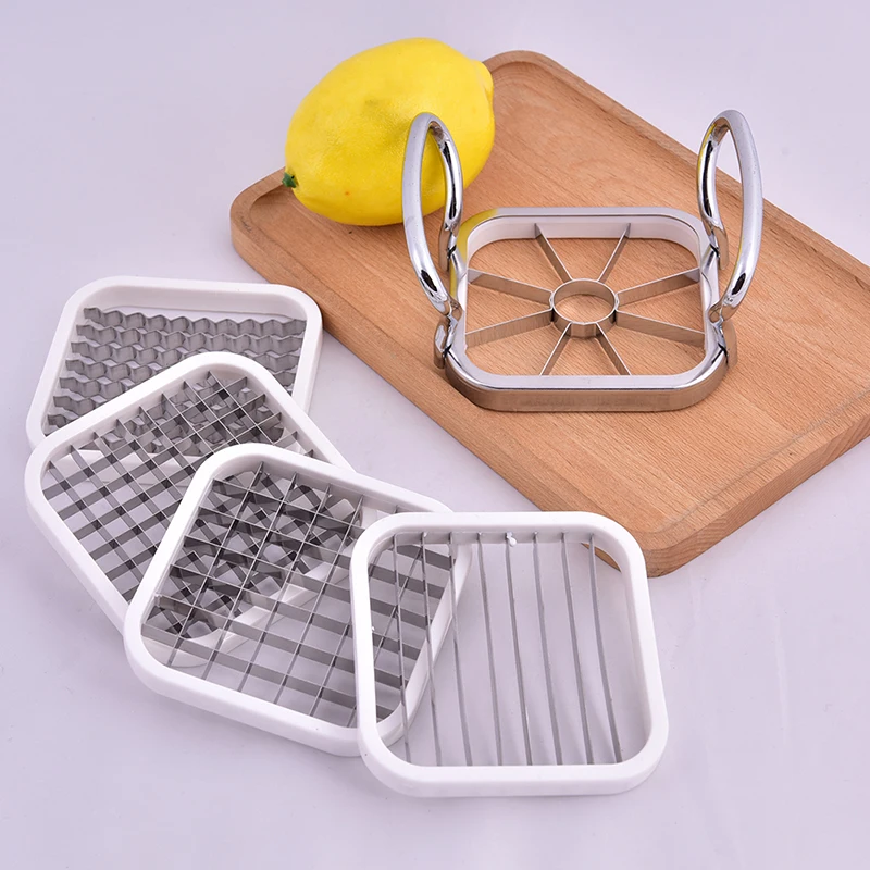 5 in 1 Stainless Steel Multifunction Vegetable Fruit Cutter Kitchen Gadgets