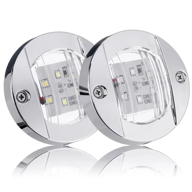 4 Stück Bootsbeleuchtung, wasserdichte Navigationsleuchte, Markierungsleuchte für LKW, Wohnmobil, Yacht, Heck, Anker, Hecklicht, DC 12V, 6 LED Heckleuchte – Detail 2