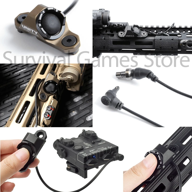 Cubierta de riel M-LOK UNITY – Soporte interruptor dual remoto - imagen 2