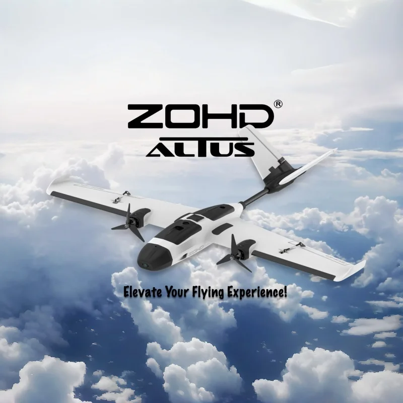 ZOHD ALTUS Twin Motor Fixed Wing FPV RC Airplane 980MM Wingspan Y3 VTOL Convertible Long Flight Time Aerial Photography Aircraft