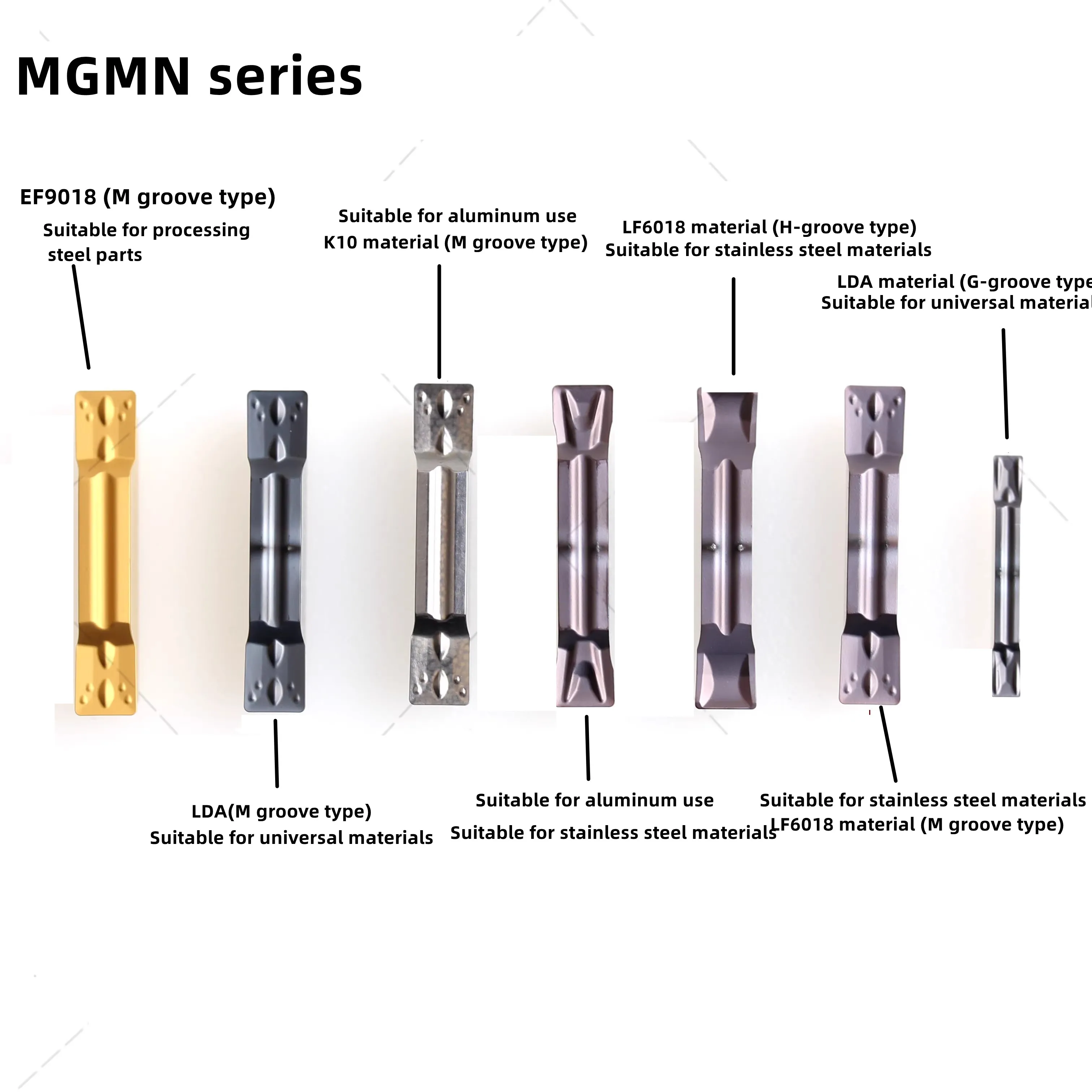 MGMN150 MGMN200 MGMN250 MGMN300 MGMN400 MGMN500 CNC lathe tools Carbide grooving insert slotting turning tool