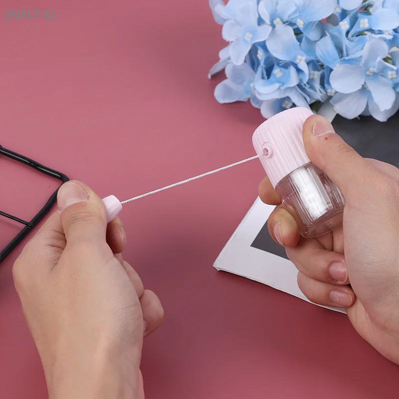【Ja】Manual Rotation Contact Lens Cleaner Case, Portable Travel Washer & Storage Box 2-in-1, Lens Cleaning Kit