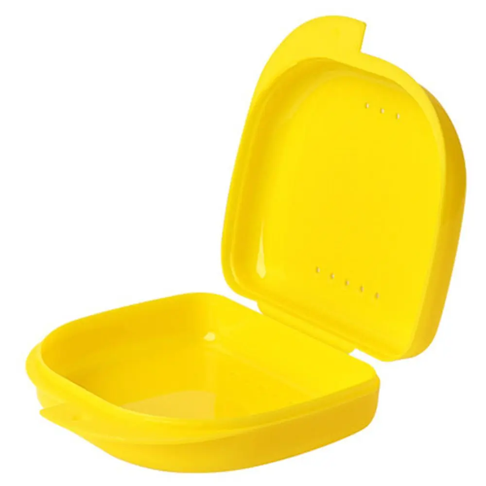 New Supplies Tray Dental Appliance Denture Storage Box Oral Hygiene Mouth Guard Container Braces Case