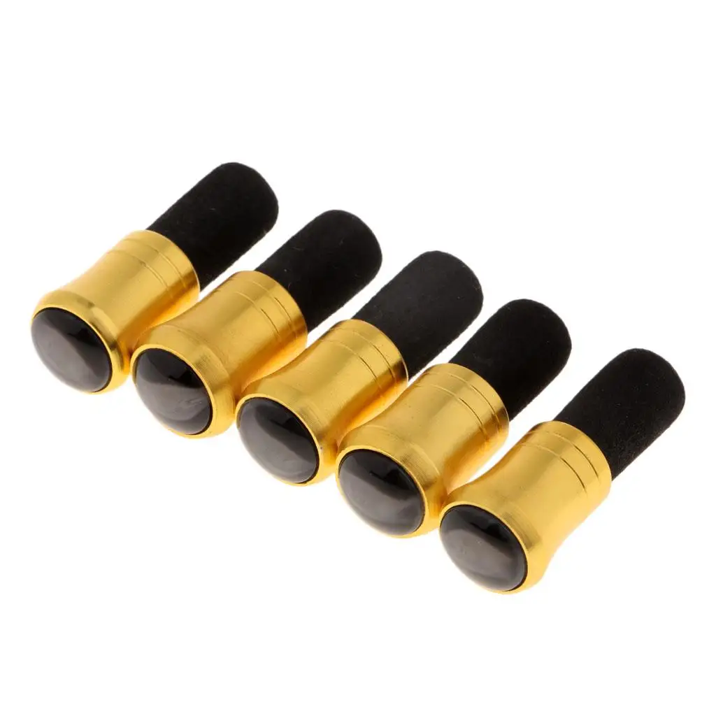 5pcs Fishing End Caps Protective Ends for Baitcasting Travel Sea Fishing Rods