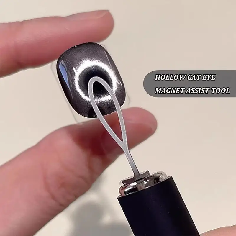 Magnetism Heart Shaped Cat Eye Magnet Y-Shaped Strong Magnetic Love-Heart Magnet Portable Handheld Y-Shape Clip Nail Magnet
