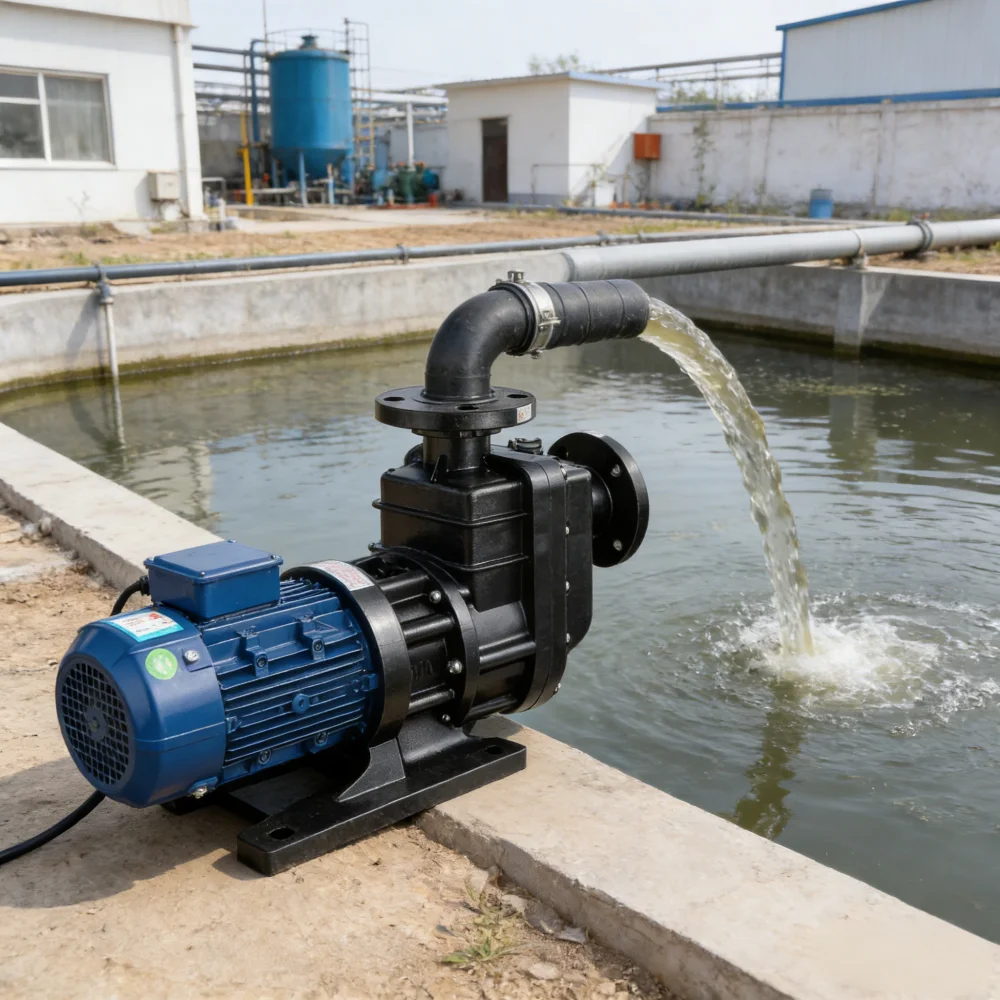 Centrifugal Self-Priming Pump High Pressure Circulation Water Pump for Semiconductor Etching Liquid Transfer