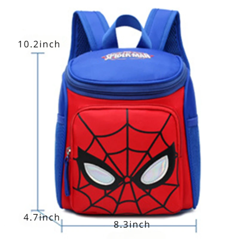 Aoger Anime Spiderman Design Backpack Frozen Cars Printing Boys Primary Children School Bag Kids Kindergarten Backpack Travel