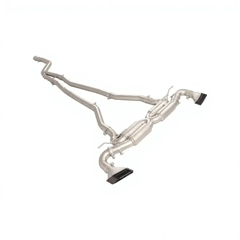 High Flow SS304 Sandblasted Mid Rear Exhaust For BMW 540i G30 G38 2018-2024 Direct Fit Optimized Sound Wholesale Tuning Parts