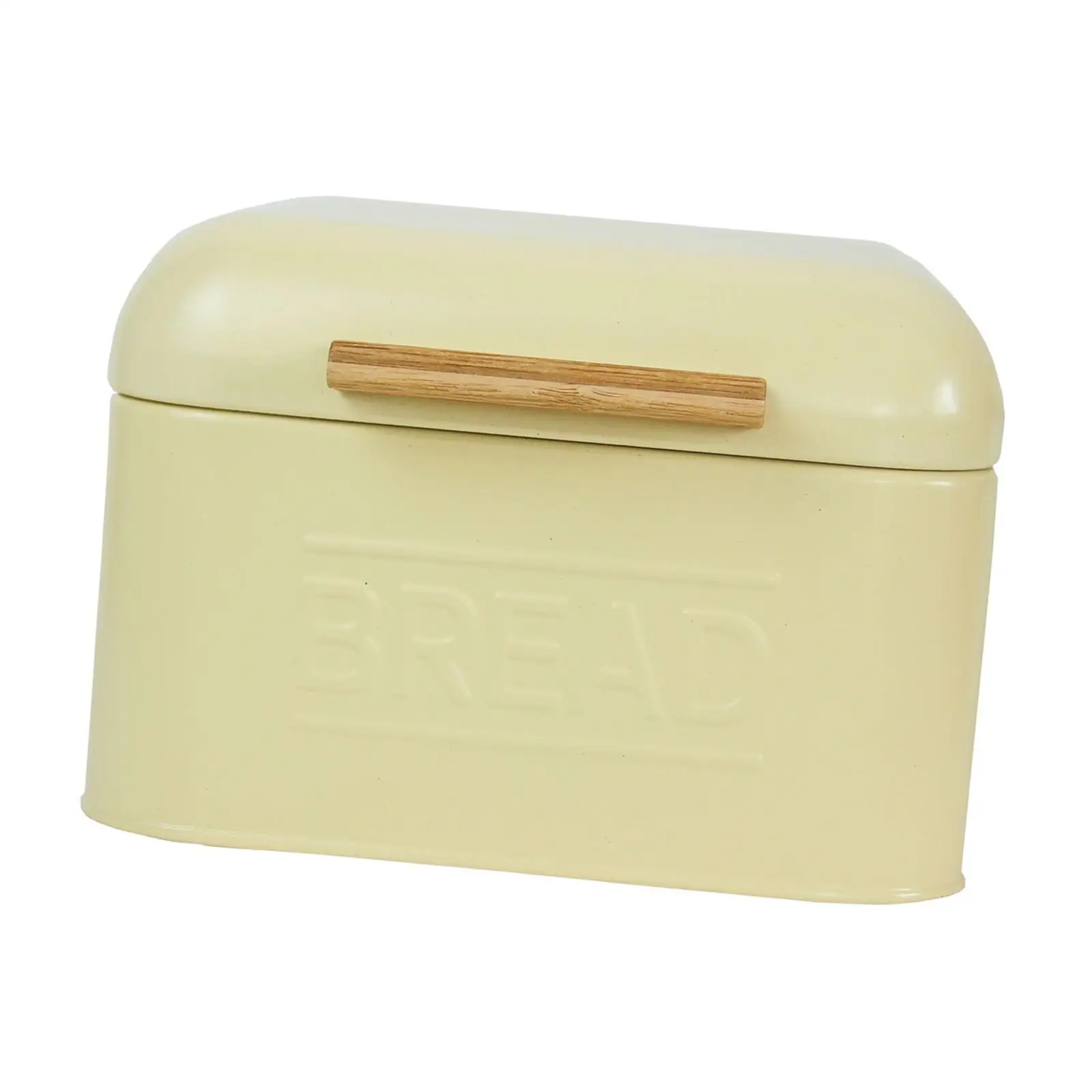 Iron Bread Storage Bin with Flip Lid Large Capacity Bread Box Countertop Metal Food Container for Kitchen Home Bakery