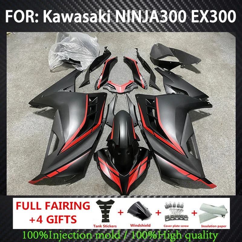

for Ninja 300 NINJA300 EX300 2013-2017 ABS Plastic Fairing Kit Motorcycle 300 NINJA300 EX 300 Body Shell Kit