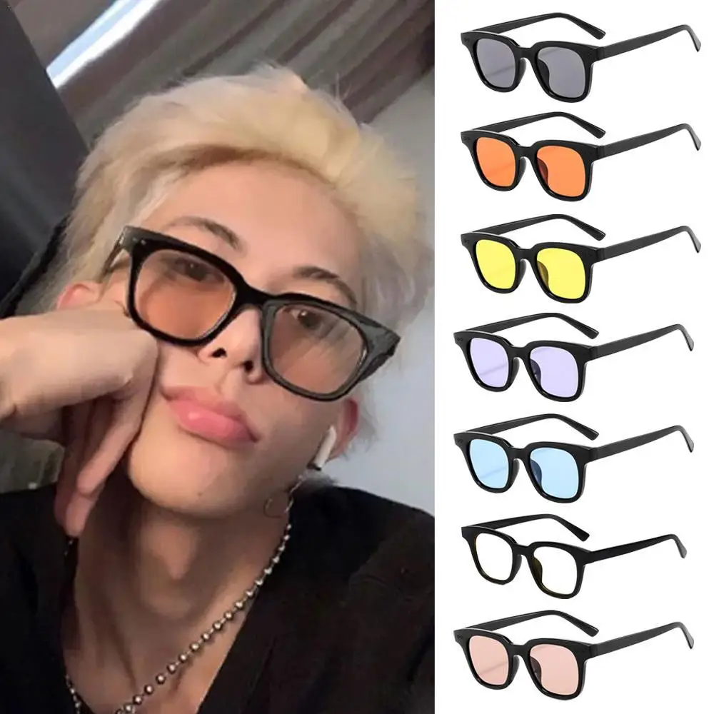 

Glasses Vintage Square Frame Sunglasses Retro Square Frame Lens Sun Glasses UV Protection Summer Eyewear